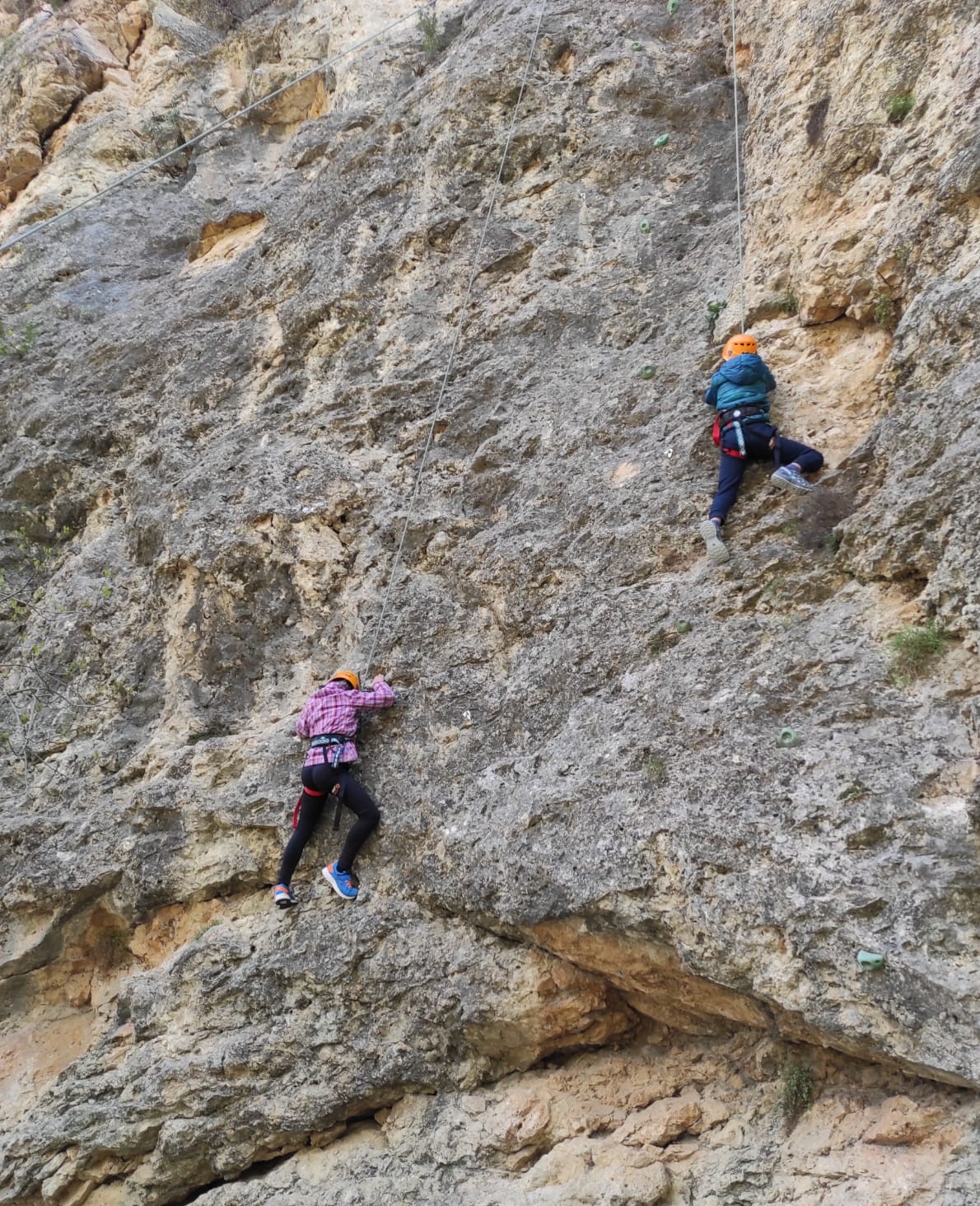 Escalada en el Maestrazgo. Foto: Comarca del Maestrazgo